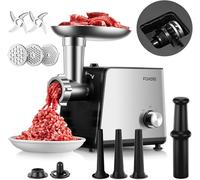 FOHERE Hachoir à Viande Électrique 3200W Max avec 3 Grilles