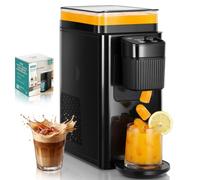 FOHERE Machine à Glaçons, Congèle Toutes Boissons, 5 Glaçons en 5 Minutes, 11kg en 24h, 2 Tailles de Glaçons, Machine a Glaçons Portable pour Maison/Cuisine/Camping/RV
