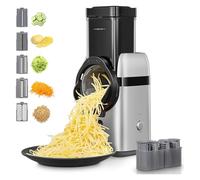 FOHERE Râpe à Légumes Électrique Hachoir Multifonction pour Fruits