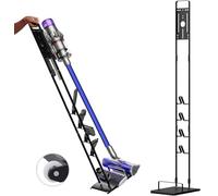 Foho Support pour Dyson Gen5 V15 V12 V11 V10 V8 V7 V6, Porte-accessoires Aspirateur Organisateur Métallique avec Roulettes