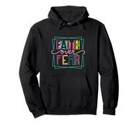 Foi à la peur Dornnenkrone Jésus Christi Faith Trust Sweat à Capuche