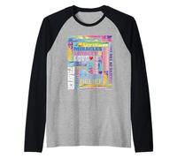 Foi, Amour, Paix, Joie, Bénédiction, Salut, Prière, Croyance, Espoir Manche Raglan
