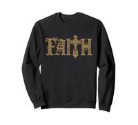 Foi Chrétien Croix Croire Jésus Gothique Sweatshirt