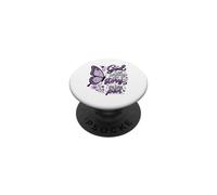 Foi chrétienne : Dieu écrit Toujours Ton Histoire, Papillon PopSockets PopGrip Adhésif