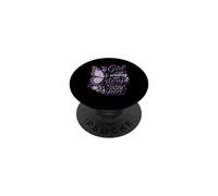 Foi chrétienne : Dieu écrit Toujours Ton Histoire, Papillon PopSockets PopGrip Adhésif