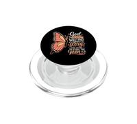 Foi chrétienne : Dieu écrit Toujours Ton Histoire, Papillon PopSockets PopGrip pour MagSafe