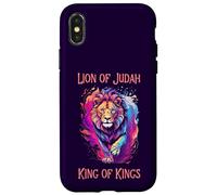 Foi chrétienne Jésus-Christ Le Roi Lion de Juda Coque pour iPhone X/XS