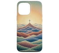 Foi Chrétienne Jésus Croix Montagne Lever du Soleil Croyant Coque pour iPhone 13 Pro Max