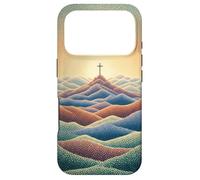 Foi Chrétienne Jésus Croix Montagne Lever du Soleil Croyant Coque pour iPhone 17 Pro