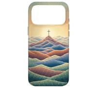 Foi Chrétienne Jésus Croix Montagne Lever du Soleil Croyant Coque pour iPhone 17 Pro Max