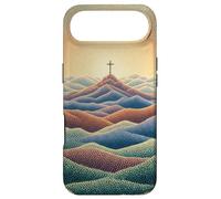 Foi Chrétienne Jésus Croix Montagne Lever du Soleil Croyant Coque pour iPhone Air