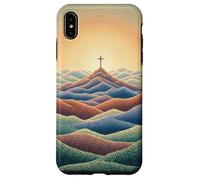 Foi Chrétienne Jésus Croix Montagne Lever du Soleil Croyant Coque pour iPhone XS Max