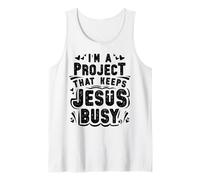 Foi chrétienne Projet Qui occupe Jésus Funny Religious Débardeur