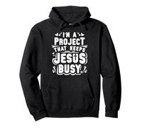 Foi chrétienne Projet Qui occupe Jésus Funny Religious Sweat à Capuche