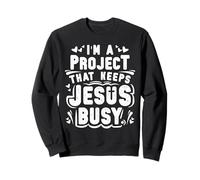 Foi chrétienne Projet Qui occupe Jésus Funny Religious Sweatshirt