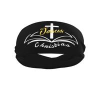Foi chrétienne religieuse jésus-romains 1:16 bandeau de sport élé Yoga exercice bandeaux respirant