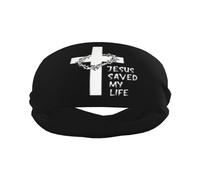 Foi chrétienne religieuse Jésus-Romains 1:16 Bandeau de sport élé Yoga exercice bandeaux respirant bandeaux d'entraînement course à pied accessoires pour cheveux-2