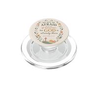 Foi chrétienne Verset biblique Matthieu Dieu Floral PopSockets PopGrip pour MagSafe