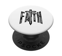 Foi chrétienne Versets de la Bible Croyances religieuses PopSockets PopGrip Adhésif