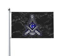 Foi Espérance Charité Maçonnique Franc-Maçon Bannière Cour 90X150Cm Résistant Suspendre Décoration Bannière Drapeaux Pour Toutes Les Saisons Extérieure Événement