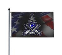 Foi Espérance Charité Maçonnique Franc-Maçon Bannières 90X150Cm Double Face Résistant Bannière Drapeau De Cour Pour Événement Ferme Fêtes