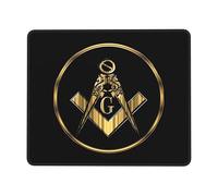 Foi Espérance Charité Maçonnique Franc-Maçon Mouse Pad Douce Tapis Souris Durable Tapis De Souris pour Jeux Ordinateur Pc 25X30Cm
