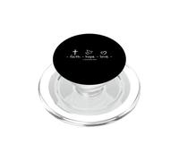 Foi, Espoir, Amour, Foi chrétienne, Écriture Religieuse, Bible PopSockets PopGrip pour MagSafe