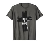 Foi & Espoir Croix Chrétienne Inspirante T-Shirt