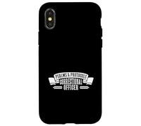 Foi et Ordre - Agent pénitentiaire Coque pour iPhone X/XS