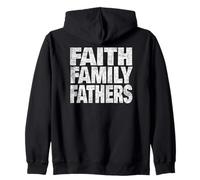 Foi Famille Pères Chrétiens Traditionnels Conservateurs Sweat à Capuche