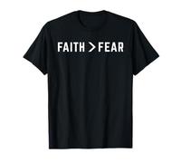 Foi > Fear Inspirational Leadership & Purpose Motivational T-Shirt