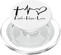 Foi Hope Amour PopSockets PopGrip pour MagSafe