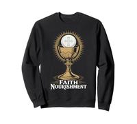 Foi Nourishment Calice Eucharistie Sweatshirt