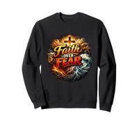 Foi sur la Peur Religieux Chrétien Sweatshirt