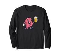 Foie en Cours d'exécution avec Look bière Manche Longue