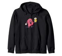 Foie en Cours d'exécution avec Look bière Sweat à Capuche