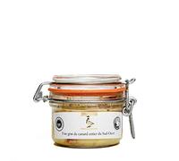 FOIE GRAS ARTISANAL DE CANARD ENTIER MI-CUIT - Français 100% - Bocal en Verre - Verrine 130 gr