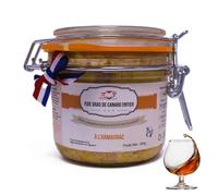 Foie Gras de Canard Entier à l’Armagnac 400 g - Relais Gourmet | Artisanal Français Sud-Ouest | Sans Conservateurs, Additifs ni Colorants | Idéal Noël, Fêtes & Cadeaux Gourmets