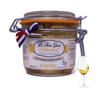 Foie Gras de Canard Entier au Sauternes 400 g - Relais Gourmet | Artisanal Français Sud-Ouest | Sans Conservateurs, Additifs ni Colorants | Idéal Noël, Fêtes & Cadeaux Gourmets