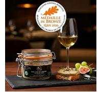 Foie gras de canard entier du Gers - 130 grs - Médaille de bronze concours général agricole de Paris 2026