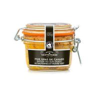 Foie gras de canard entier du Sud-Ouest IGP au Sauternes et au poivre vert - Bocal Le Parfait 125g