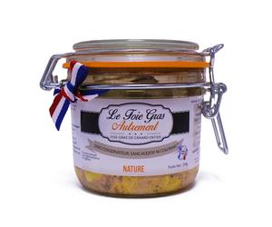 Foie Gras de Canard Entier Nature 200 g - Relais Gourmet | Artisanal Français Sud-Ouest, Sans Conservateurs, Additifs ni Colorants | Format à Partager, Cadeau Gourmet Noël, Fêtes & Apéritifs