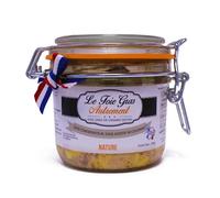 Foie Gras de Canard Entier Nature 400 g - Relais Gourmet | Artisanal Français Sud-Ouest, Sans Conservateurs, Additifs ni Colorants | Format Familial, Cadeau Gourmet Noël, Fêtes & Réceptions