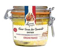 Foie gras de canard entier origine France Lucien Georgelin le bocal de 180g