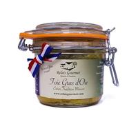 Foie Gras d'Oie Entier Artisanal 200g - Spécialité du Sud-Ouest 100% Naturelle | Sans Conservateurs, Additifs, Colorants | Coffret Gourmet à Offrir pour Noël, Fêtes et Apéritifs