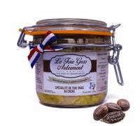 Foie Gras Entier au Cacao 80 g - Relais Gourmet | Artisanal Français Sud-Ouest | Sans Conservateurs, Additifs ni Colorants | Idéal Coffrets Gourmets, Noël & Fêtes