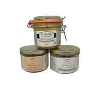 Foie Gras Entier Nature, Tartinade à l’Armagnac & La Quintessence - Coffret Gourmet Relais Gourmet - Recette Artisanale du Sud-Ouest - Cadeau Français d’Exception