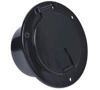 Foifatt Trappe de câble électrique pour câbles électriques de 30 et 50 A de Rechange de 12,7 cm, Noir