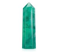 FoiiLiio 9-10cm Cristal de Curation Fluorite Bleue Naturelle Tour Pierre Précieuse Tige Cristal Grandes Tours Pierre de Guérison Pierre Méditation Énergie