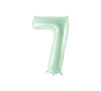 Foil Balloon Vert Olive Chiffre 7, Ballon Aluminium Géant 72 cm, Numéro Anniversaire Gonflable Air ou Hélium, Décoration Fête Mariage Événement - Chiffres 0 1 2 3 4 5 6 7 8 9